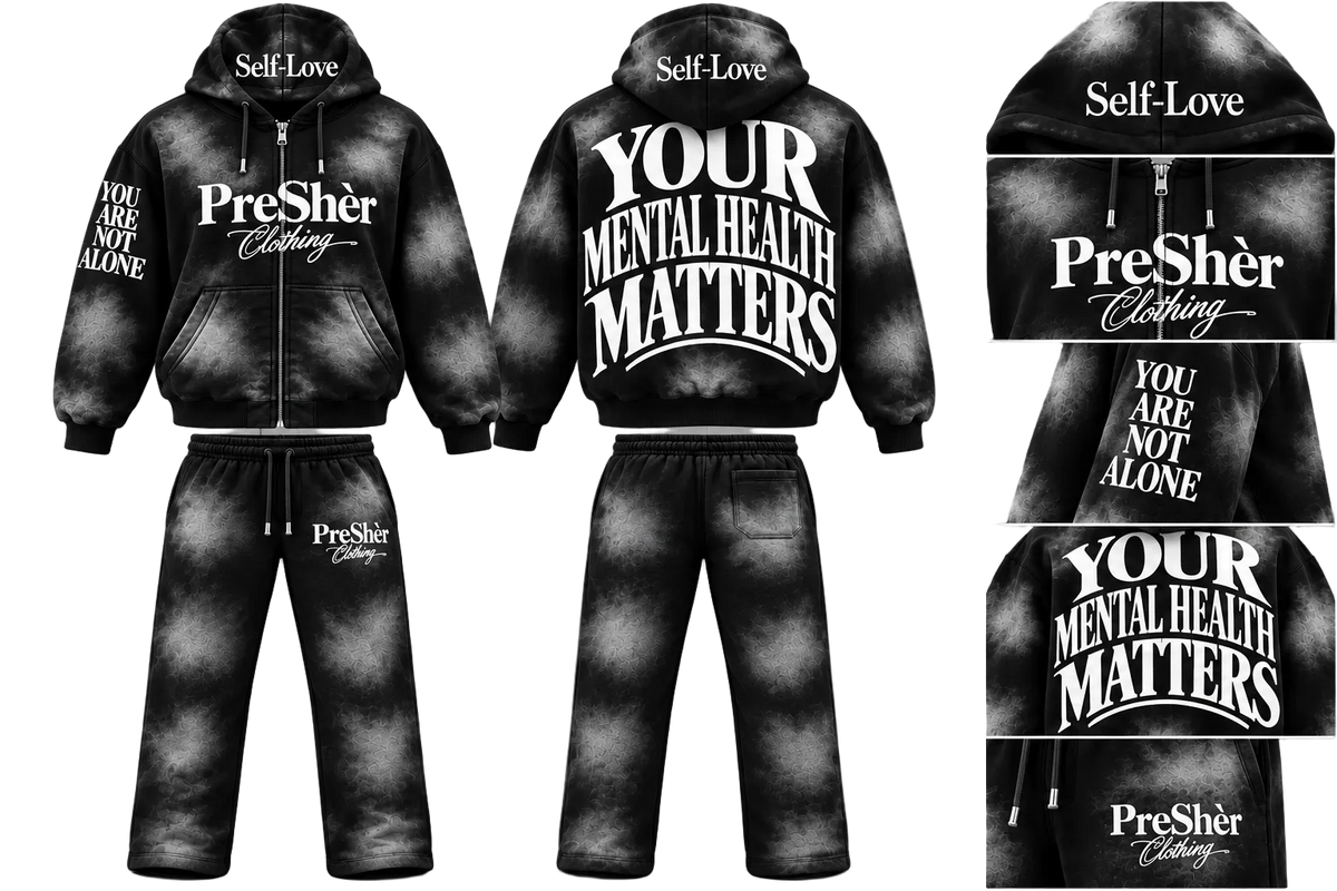 YMHM ZIPUP ACID WASH SWEATSUIT