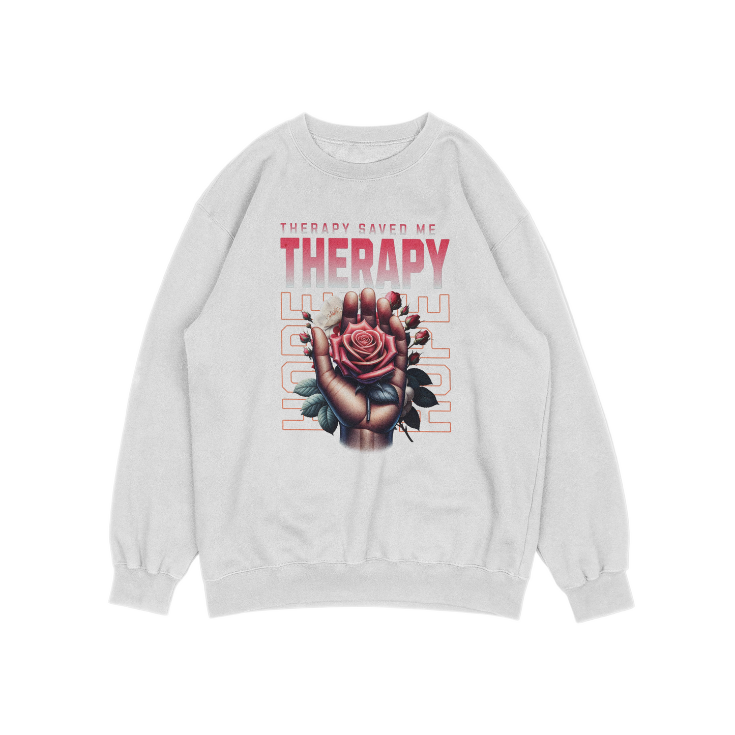 THERAPY SAVED ME CREWNECK